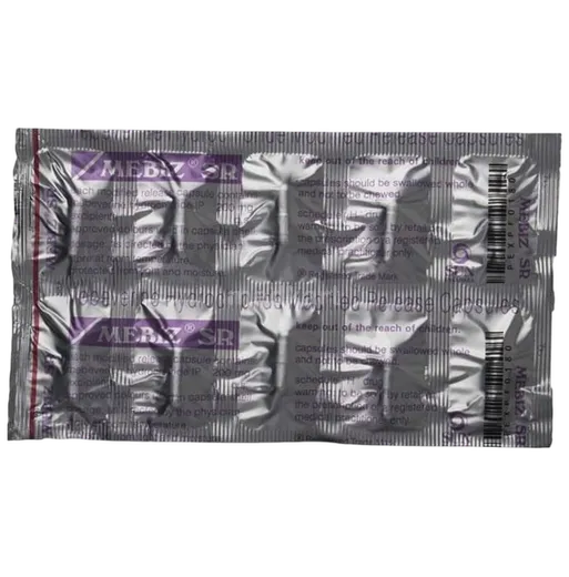 mebiz sr 200mg capsule 10's